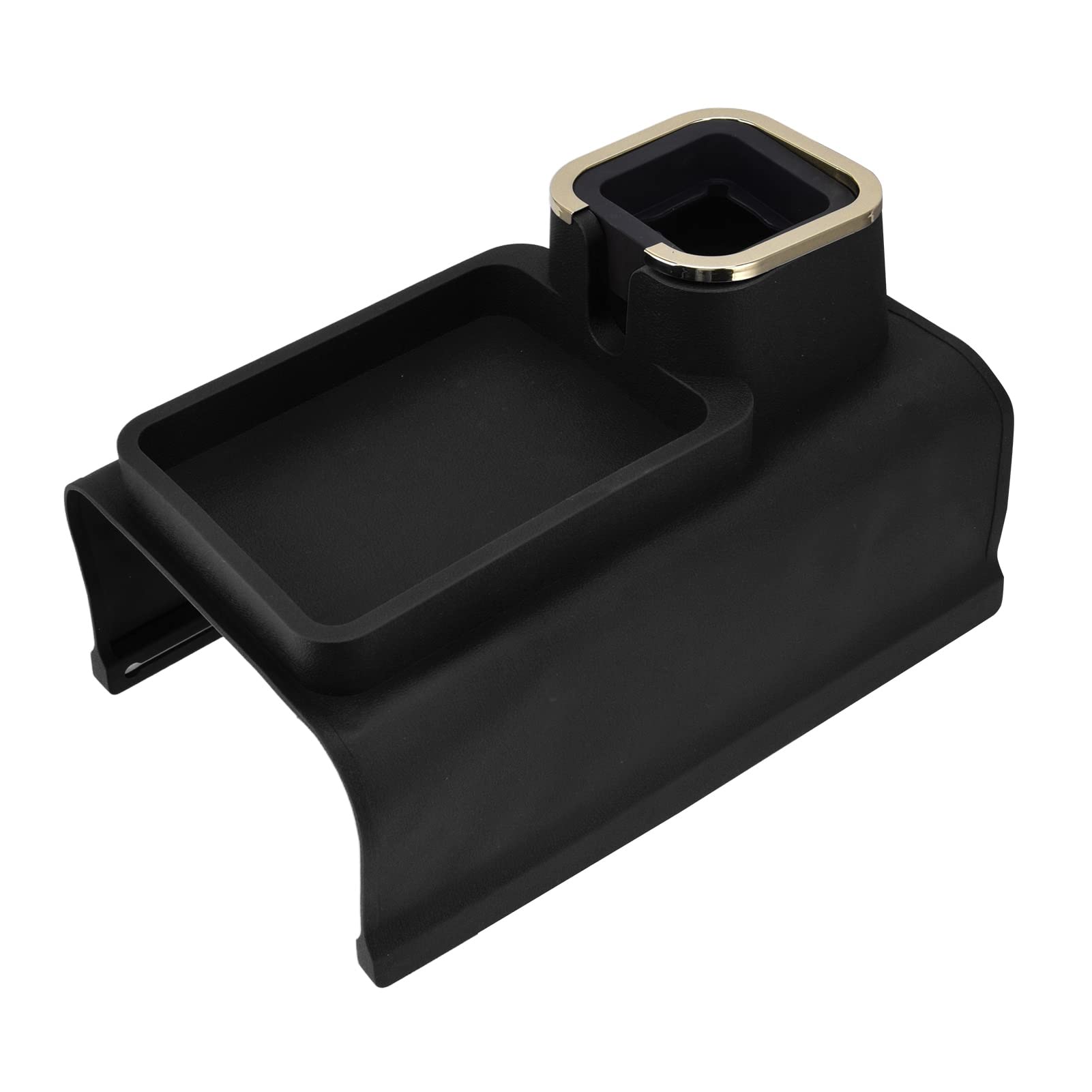 Durable Couch Cup Holder - Stable & Soft Armrest Drink Holder for Living Room, Sofa, Recliner - Perfect for Watching TV, Gaming, or Relaxing (Black)