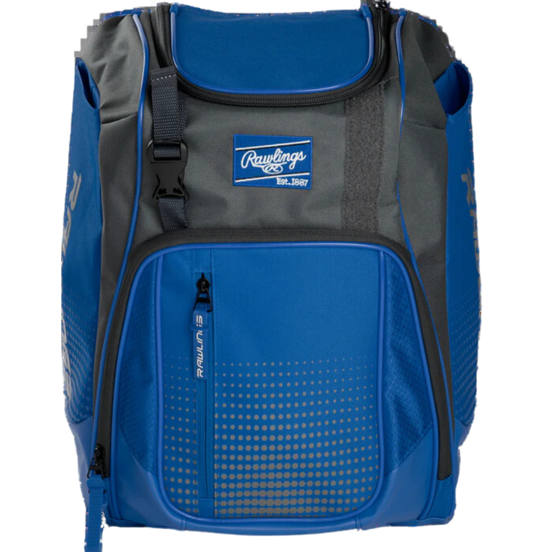 Rawlings Franchise Backpack - Durable Baseball Backpack for Players & Coaches - Perfect for Sports Gear, School & Travel