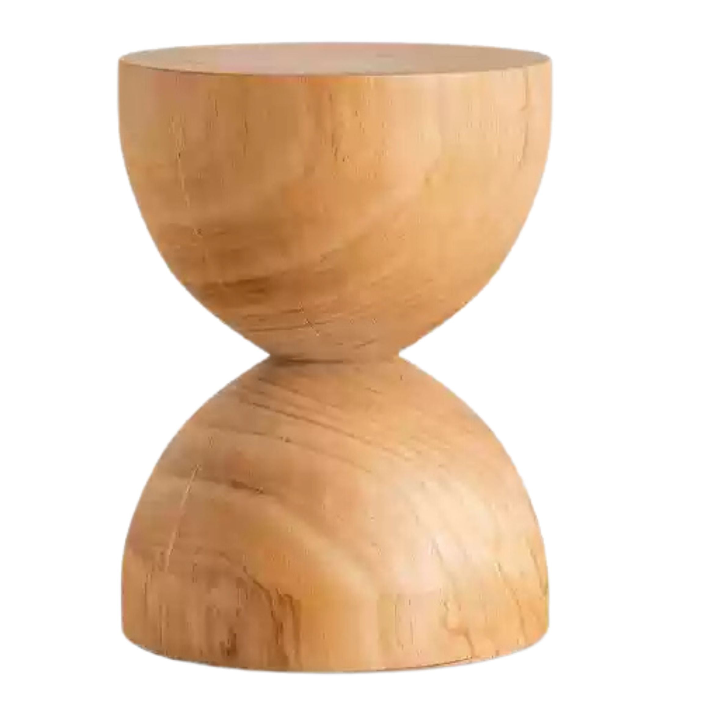 12.6x 12.6x17.7 inch /32x32x45 сm / Natural Wood Color/ Round table