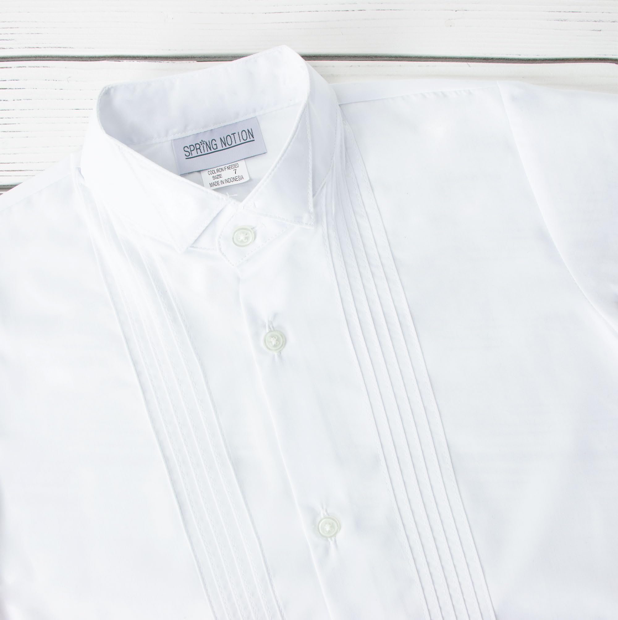 Classic White Boys' Tuxedo with Tail - Perfect for Weddings, Prom & Formal Events | Spring Notion Collection