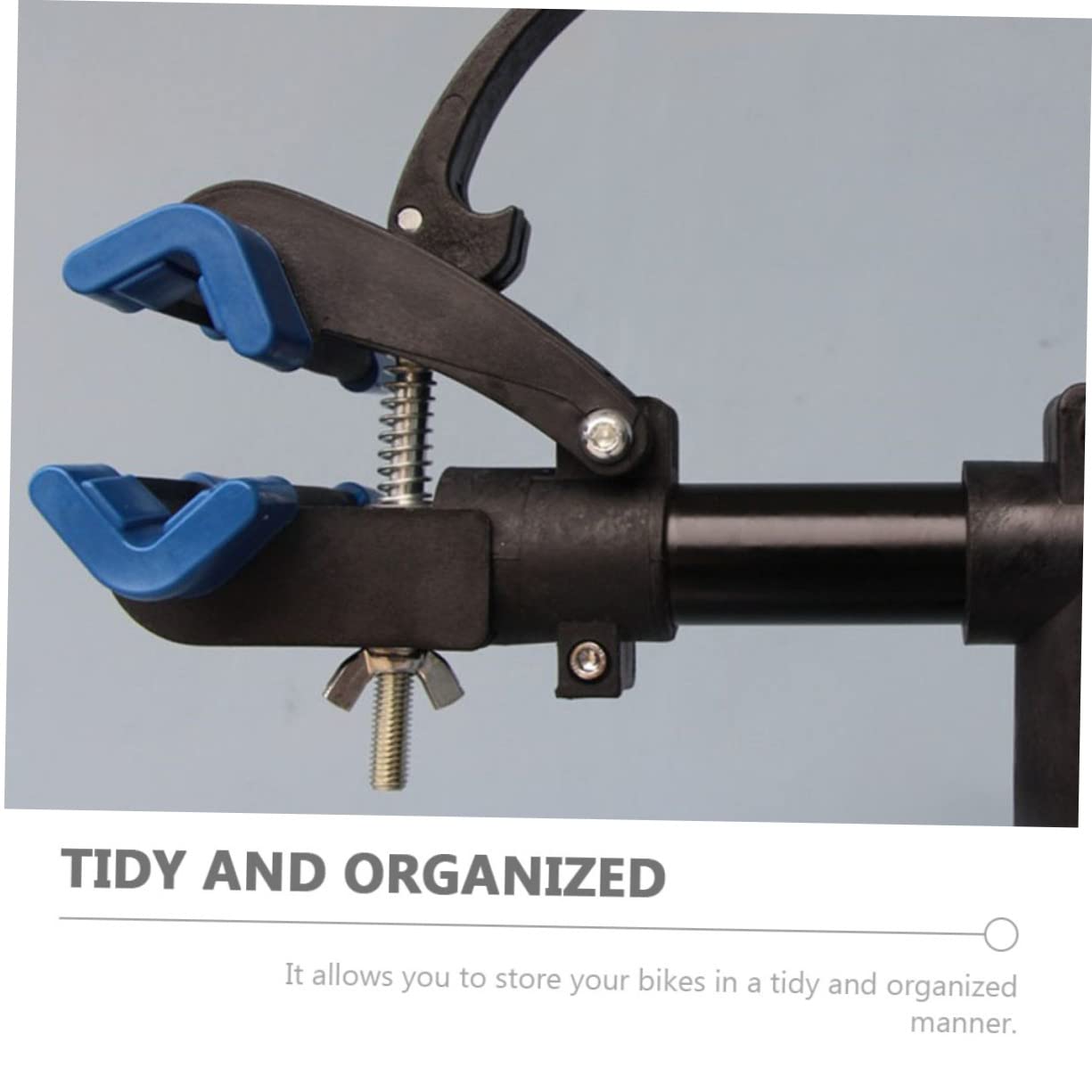 Adjustable Mountain Bike Rack - Heavy Duty Bike Storage Holder with Rubber Pads for Home & Office - Perfect for Garage, Apartment, or Workplace Organization