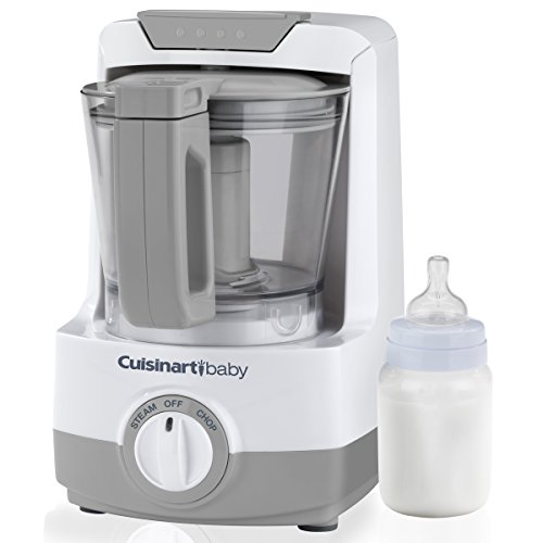 Cuisinart BFM-1000 Baby Food Maker & Bottle Warmer - Steam Cooker & Blender for Homemade Baby Food, Safe Bottle Heating - Perfect for New Parents & Healthy Infant Meals at Home
