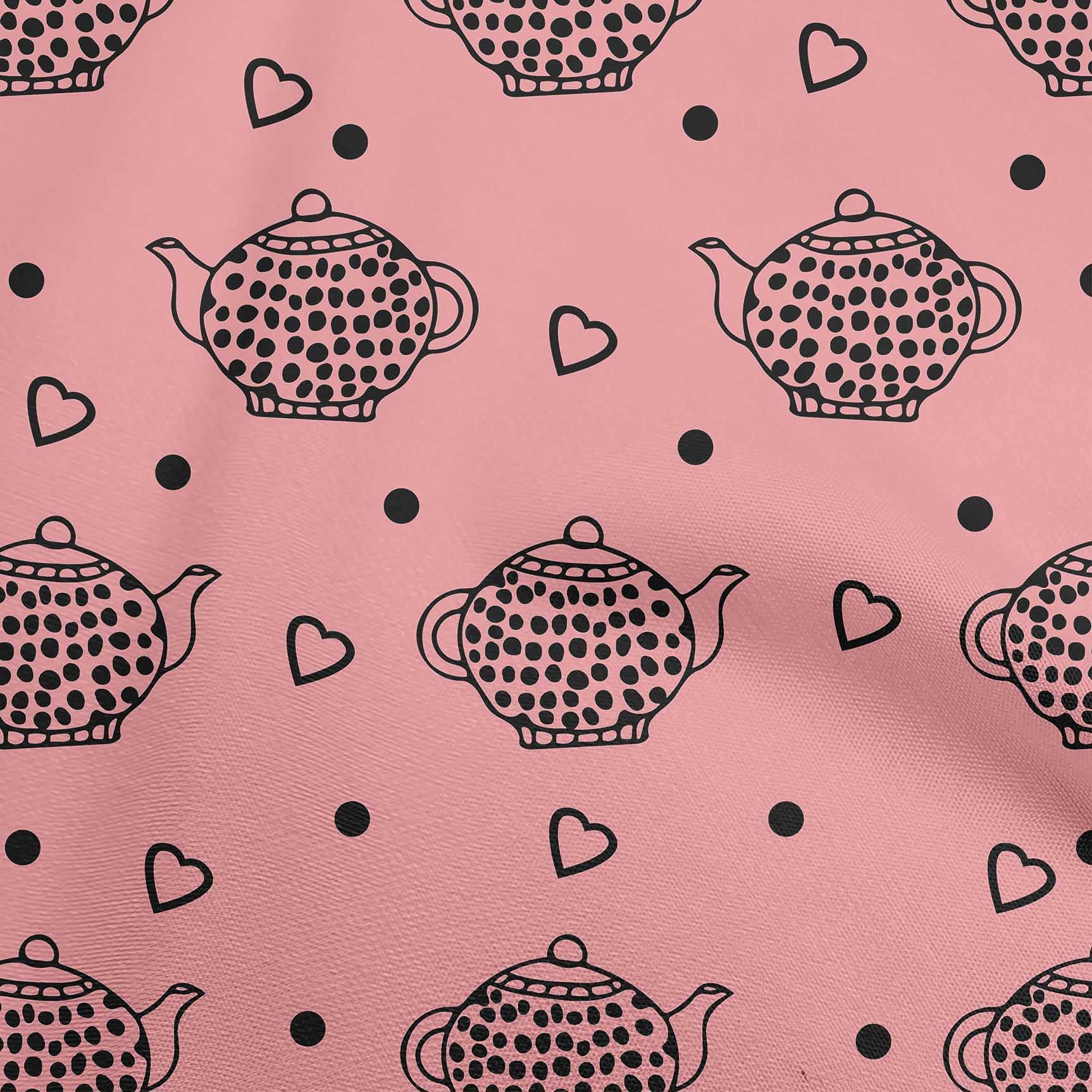 oneOone Cotton Cambric Medium Pink Fabric - 42 Inch Wide by Yard for Sewing, Tea Kettle Covers & Craft Projects | Perfect for DIY Home Decor, Quilting and Dressmaking