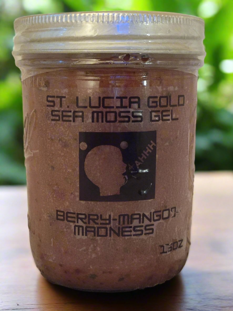 ST. LUCIA GOLD SEAMOSS GEL 16oz & 45oz (No Soursop) - Organic Seaweed Supplement for Immune Support, Digestion & Skin Health - Perfect for Smoothies, Juices & Wellness Routines