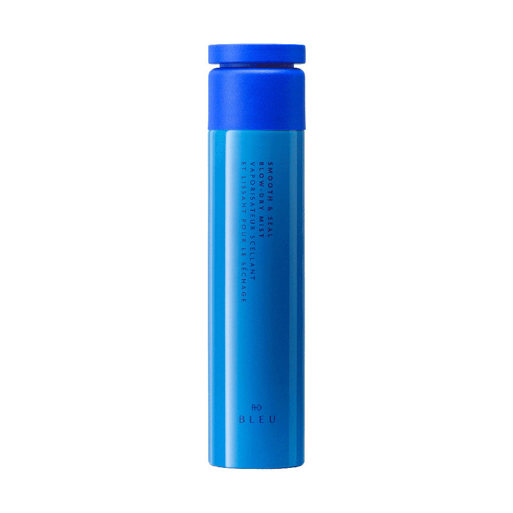R+Co Bleu Smooth & Seal Blow Dry Mist - Heat Protectant & Frizz Control Hair Styler for Smooth, Shiny Hair - Perfect for Salon-Quality Blowouts at Home
