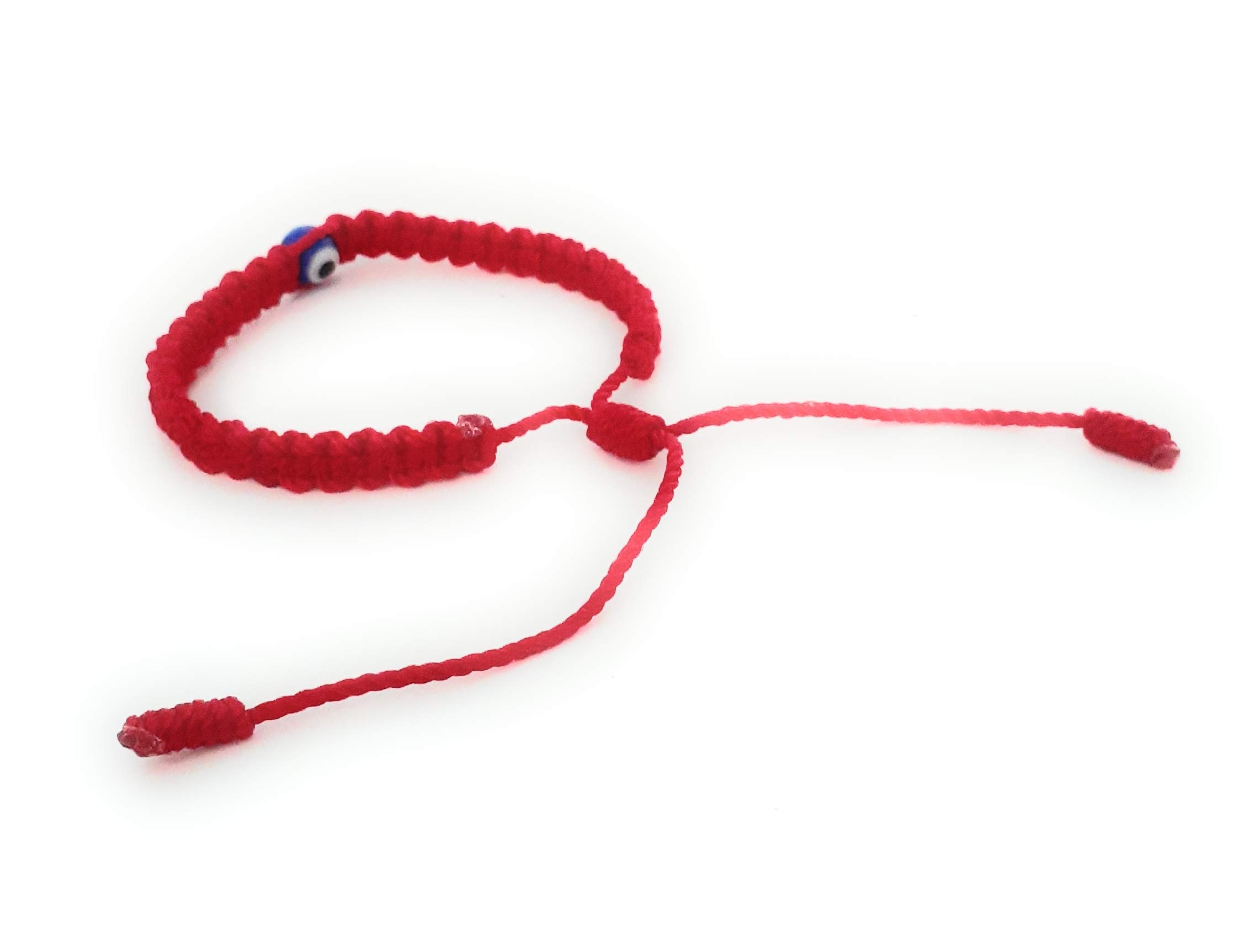 Evil Eye Protection Bracelet - Nazar Kabbalah Red String Bracelet with Blue Evil Eye Charm for Good Luck & Positive Energy | Spiritual Jewelry for Women, Gift for Friends, Meditation & Daily Wear