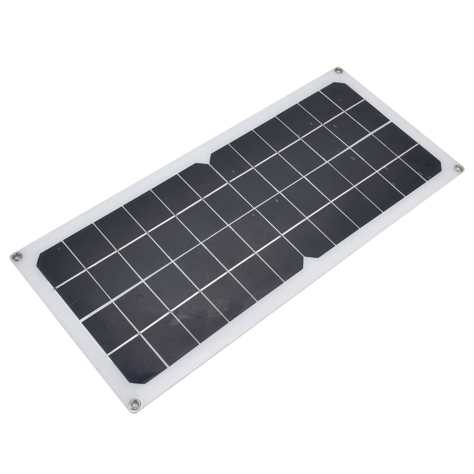 EXCLUZO 10W Solar Panel Kit - High Efficiency Portable Solar Charger for Boats, Camping, RV & Outdoor Adventures | Lightweight & Low Light Performance