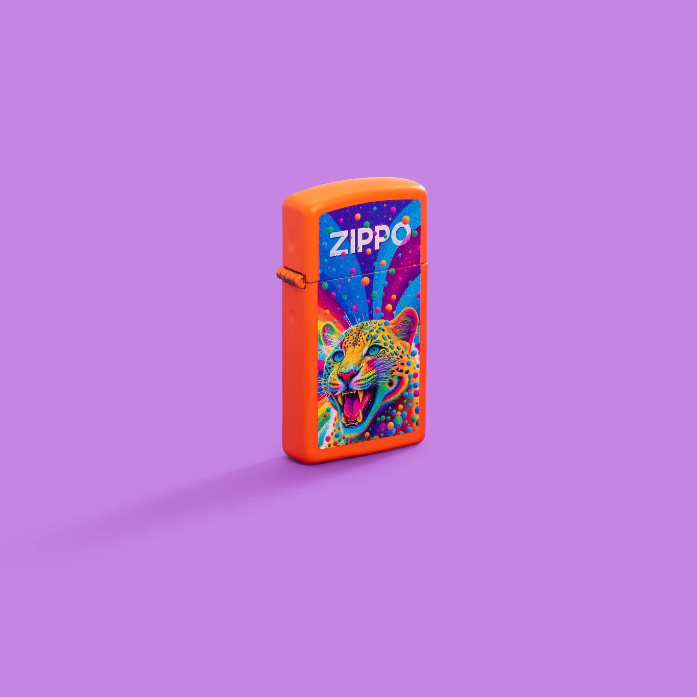 Leopard Print Zippo Lighter - Stylish Windproof Refillable Metal Lighter for Smoking, Camping, Outdoor Adventures & Collectibles