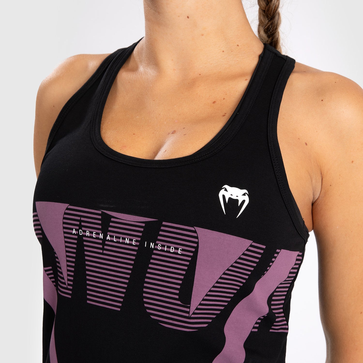 Venum Adrenaline Women's Workout Tank Top - Breathable & Comfortable Purple Fitness Shirt for Gym, Running & MMA Training