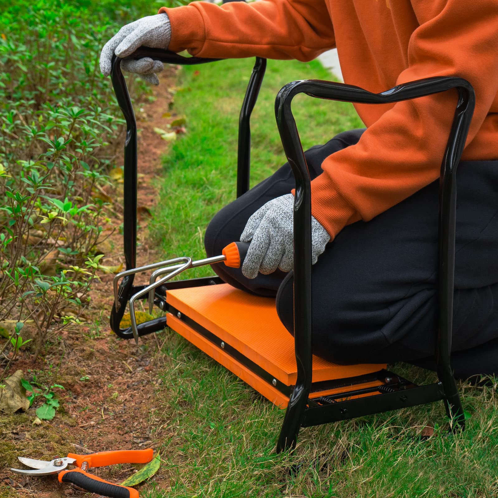 Foldable Garden Kneeler Seat - Heavy Duty Stool for Gardening & Kneeling | Perfect for Seniors & Gifts