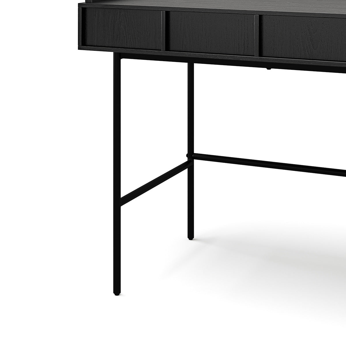 Isla 2 Drawer Writing Desk - Modern Home Office Furniture for Small Spaces, Study & Work from Home (White Finish)