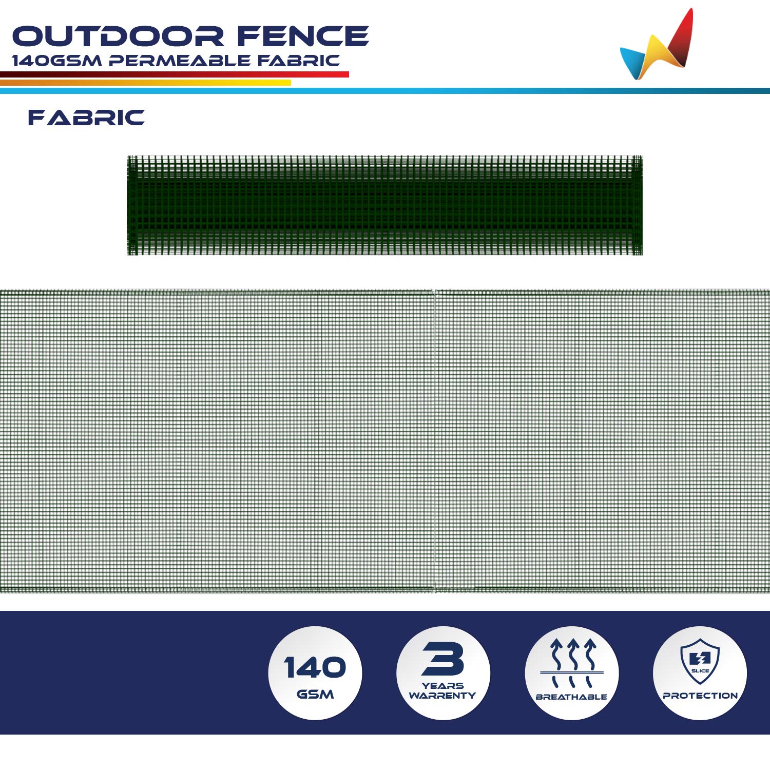 6' x 70' Green Garden Fence Netting Roll - Heavy Duty Temporary Outdoor Fencing for Rabbits, Chickens, Poultry, Dogs & Vegetable Protection | Perfect for Backyard, Farm & Garden Security
