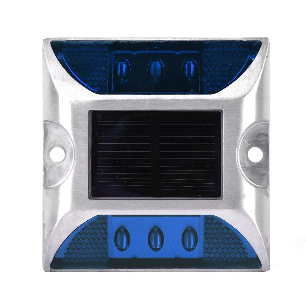 2 Pack Solar LED Deck Lights - Waterproof Outdoor Pathway Lighting for Driveway, Garden, Stairs, Sidewalk, Yard & Boat Dock - Ideal for Nighttime Safety and Ambiance