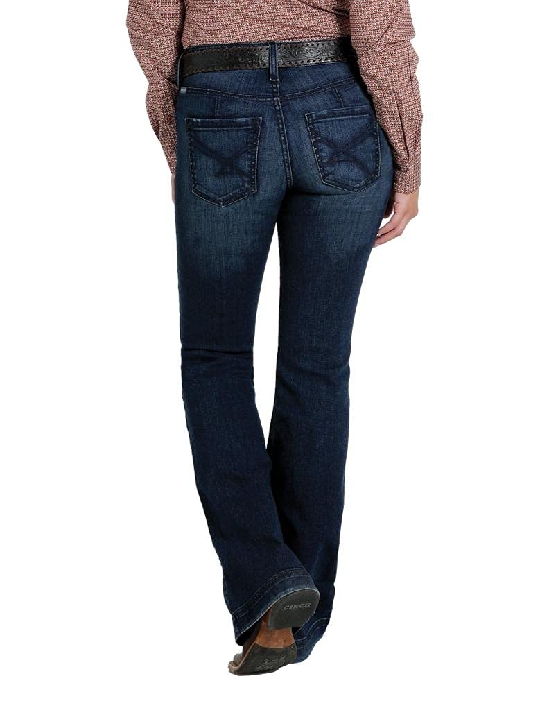 Cinch Women's Slim Fit 5-Pocket Lynden Jean - Moonlight Wash Denim Size 5 | Stretch Comfort for All-Day Wear | Perfect for Work, Casual Outings & Date Nights