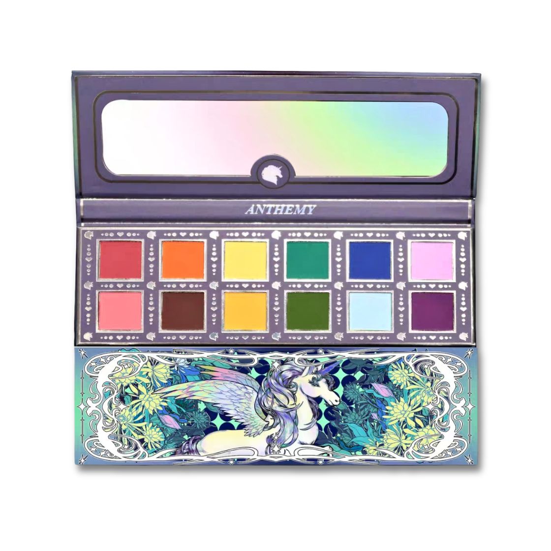 Anthemy Living Creatures Compendium 2.0 Moon Series - Starry Unicorn Chameleon Eyeshadow Palette | 18 Color Pigmented Makeup Palette | Vegan & Cruelty-Free | Perfect for Party, Halloween & Special Occasion Makeup Looks
