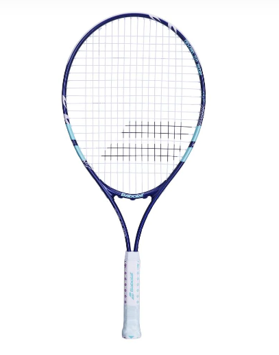 Babolat B'Fly 25 Prestrung Junior Tennis Racquet for Kids - Lightweight Youth Tennis Racket with Comfort Grip (Blue/Pink) - Perfect for Beginners & Junior Tennis Training