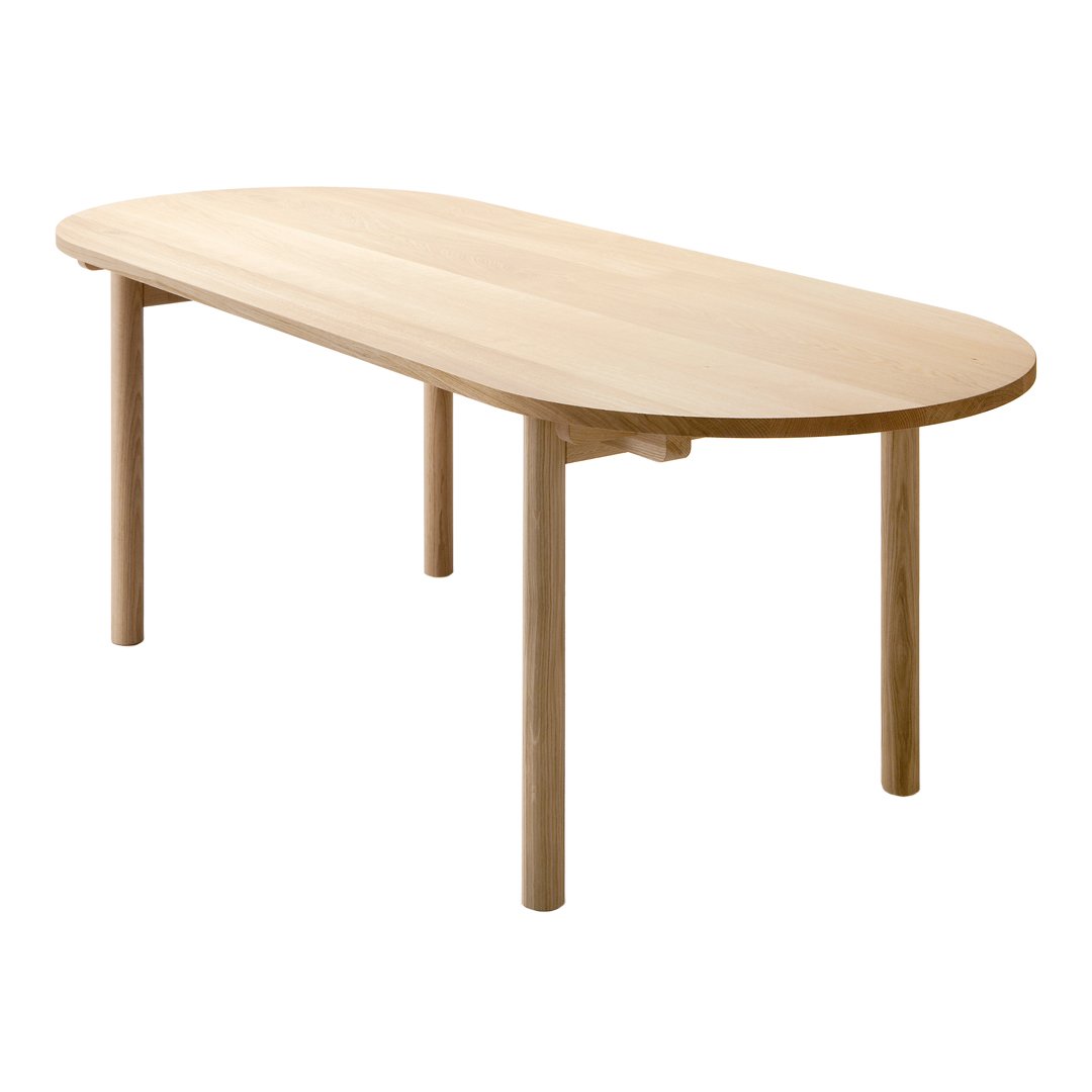 Stylish Oval Dining Table - Modern Basic Table for Kitchen, Dining Room & Small Spaces | Perfect for Family Gatherings & Dinner Parties
