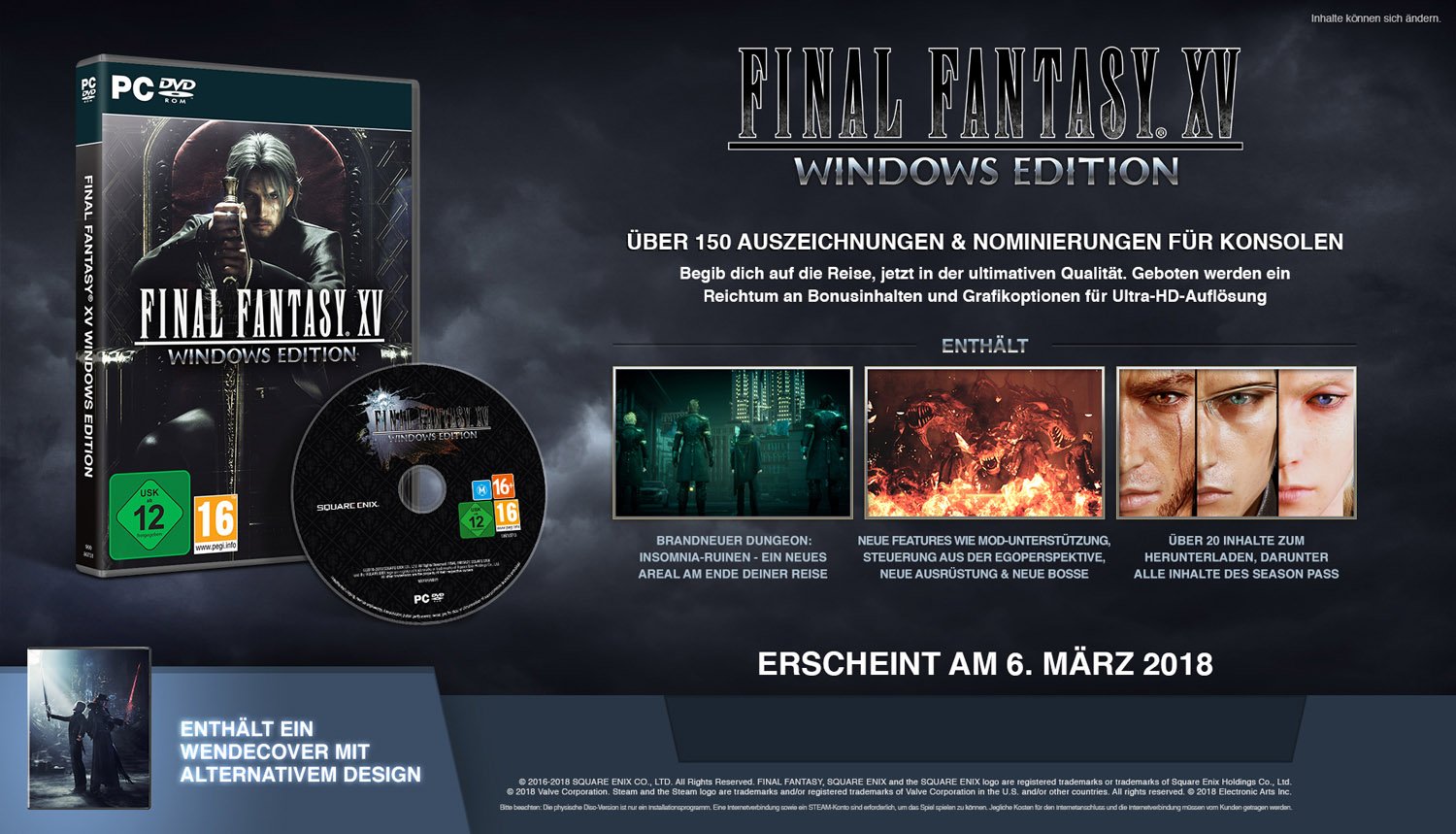 Final Fantasy XV: Windows Edition (PC) - Epic RPG Adventure Game for PC - Perfect for Fantasy Gaming & Open World Exploration