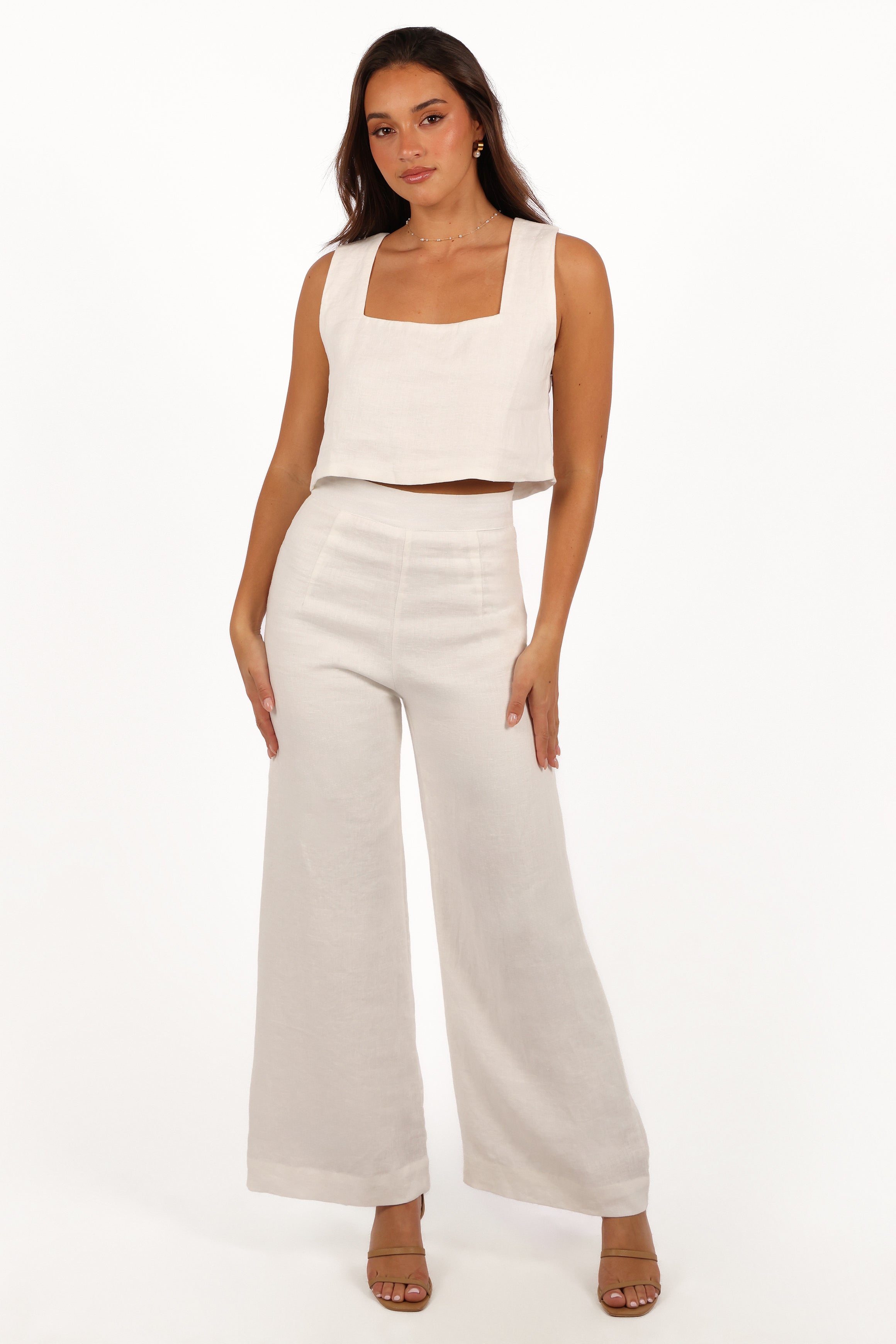 Devlin Top - Cloud White Women's Casual T-Shirt | Soft Cotton Comfort Fit Tee for Everyday Wear | Perfect for Work, Outings & Relaxing at Home