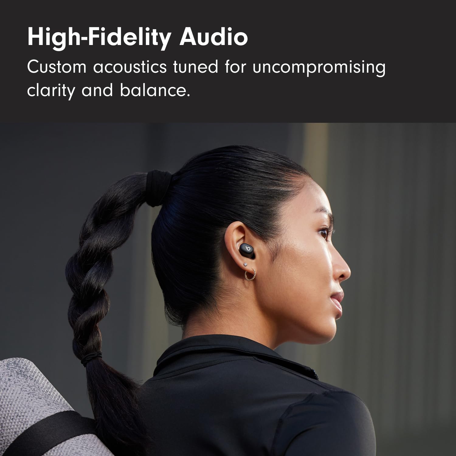 Beats Solo Buds Wireless Bluetooth Earbuds - 18H Battery, Apple & Android Compatible with Built-in Mic - Matte Black | Perfect for Workouts, Commuting & Hands-Free Calls