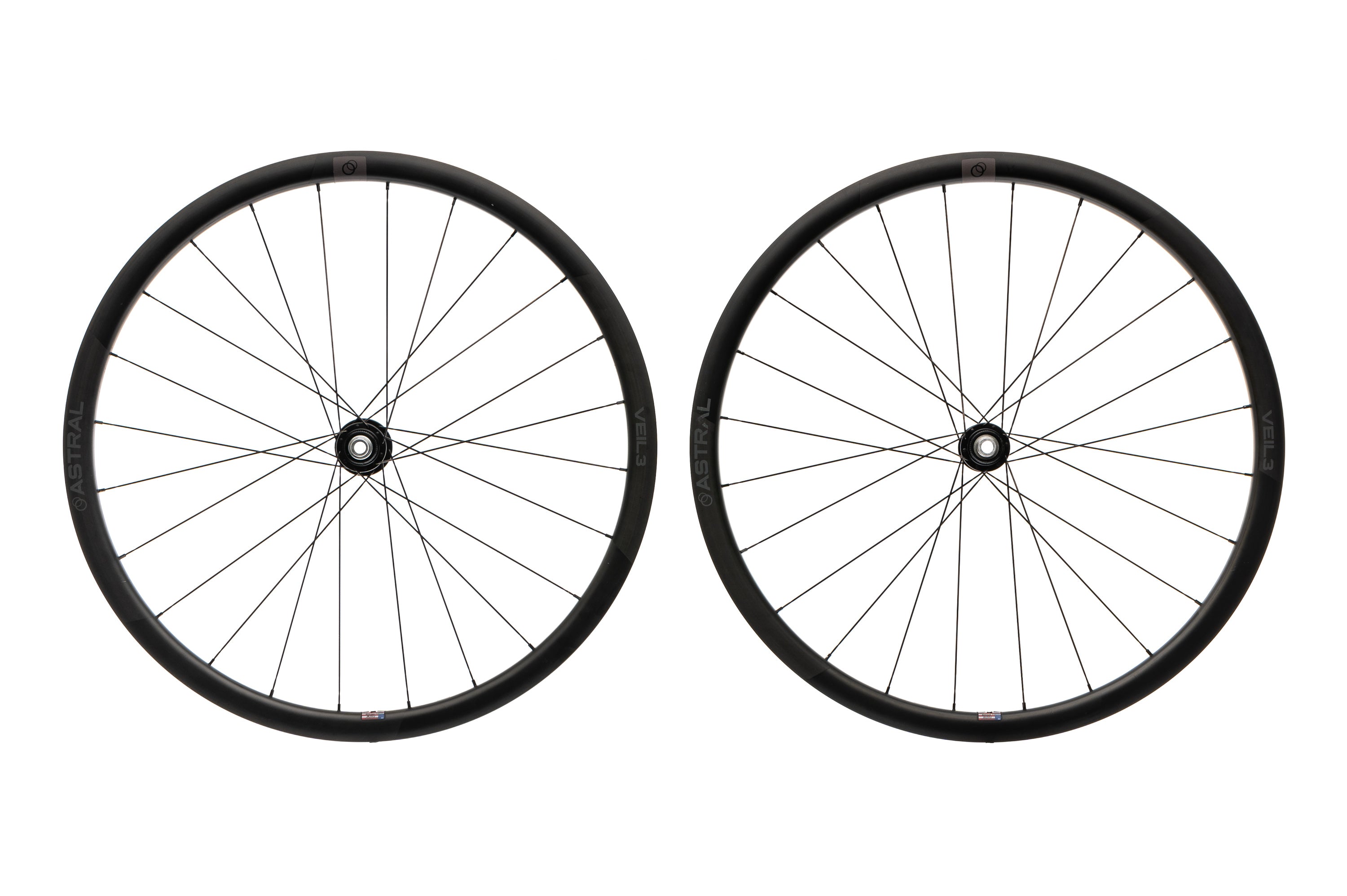 Astral Veil3 Carbon Tubeless 700c Wheelset - Lightweight Road Bike Wheels for Racing & Performance Cycling | Perfect for Road Racing, Triathlons & Endurance Rides