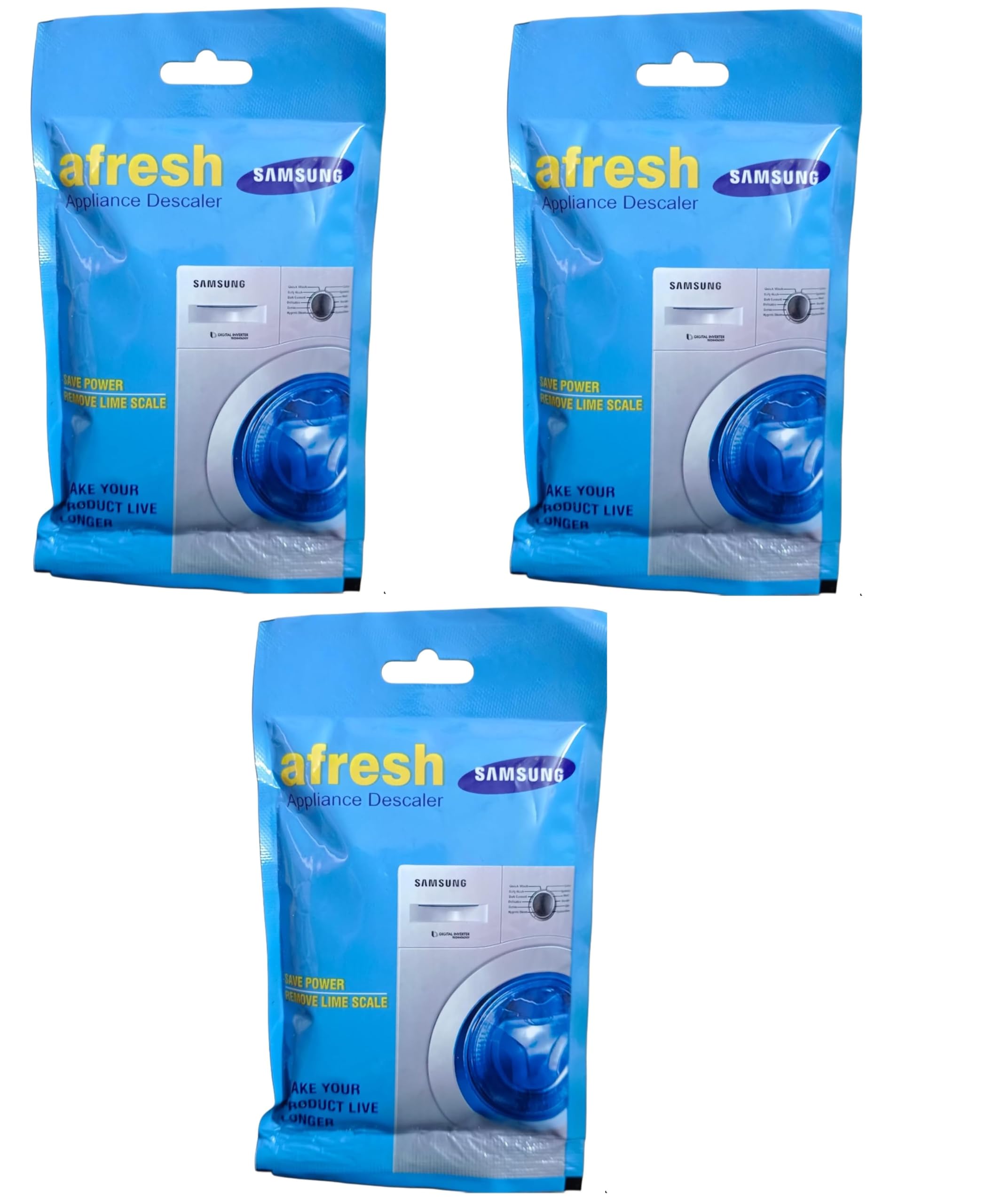Samsung Washing Machine Drum Cleaner Powder - 100g (Pack of 3) | Compatible with Front Load & Top Load Samsung Washers | Descaling & Deep Cleaning | Perfect for Laundry Maintenance & Odor Removal