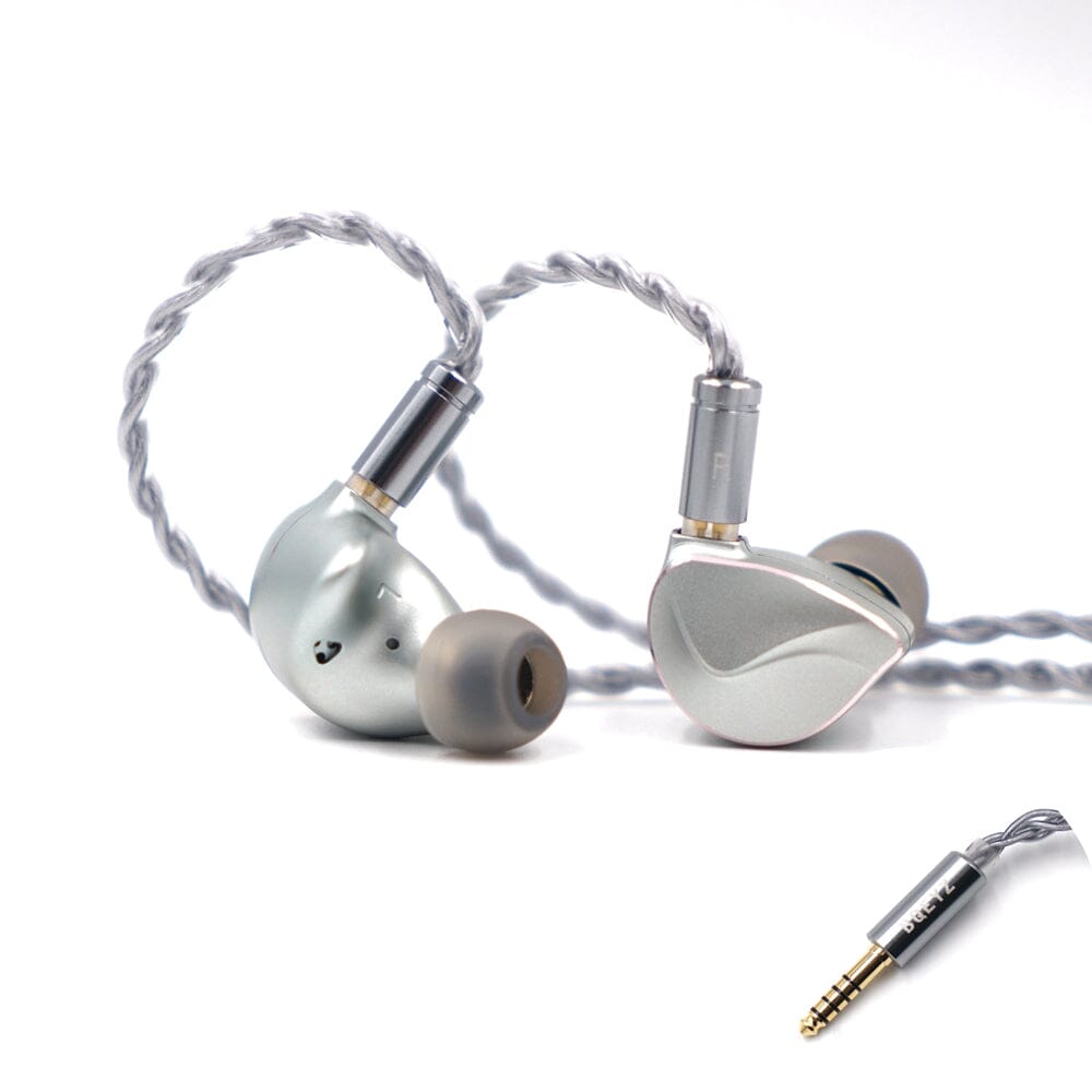 BQEYZ Winter Hybrid Dynamic Driver Earphones with 11.6mm PZT Bone Conduction - HiFi In-Ear Monitors for Audiophiles, Music Lovers & Gaming Enthusiasts - Perfect for Commuting, Workouts & Studio Recording