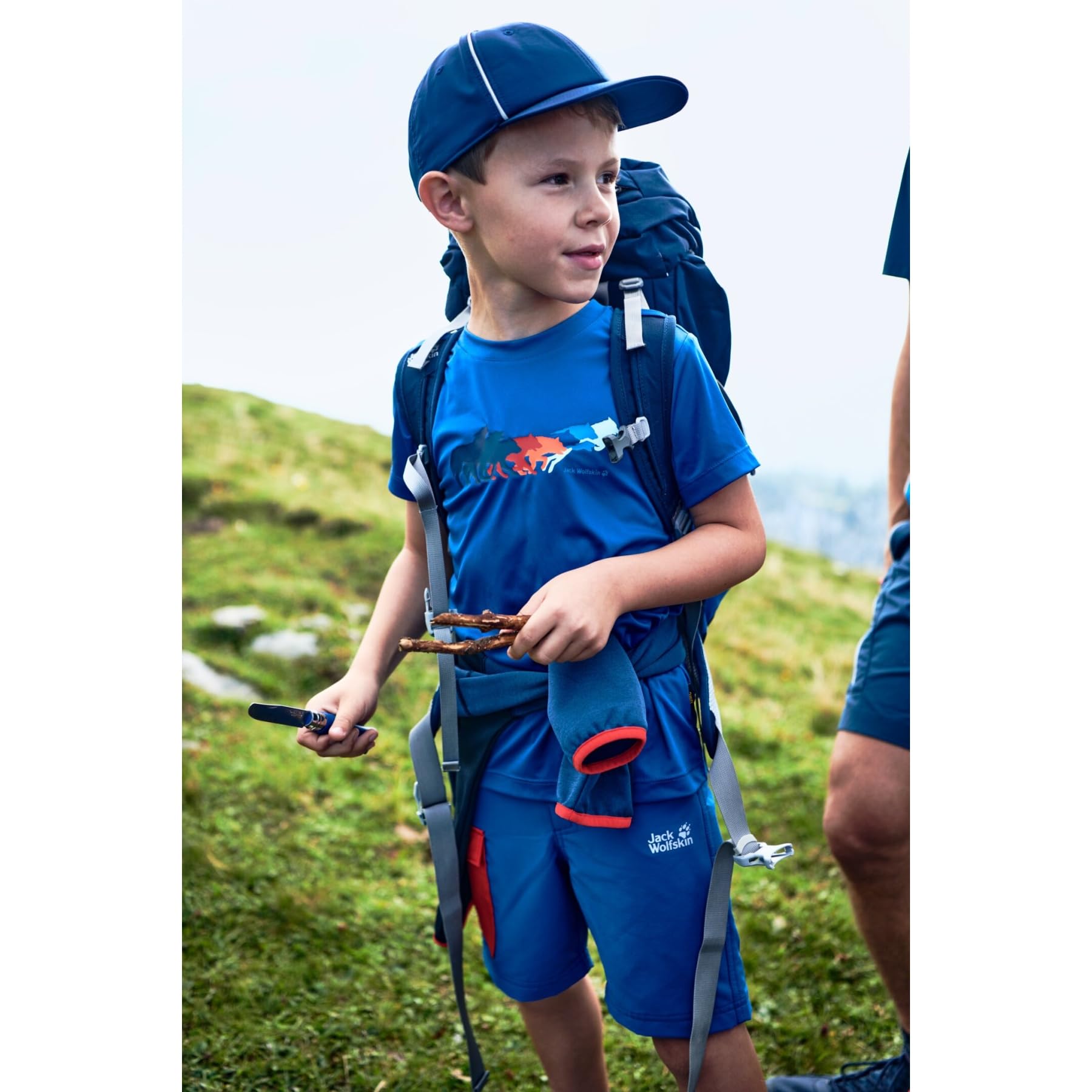 Jack Wolfskin Kids' Active Shorts - Unisex Outdoor & Sports Shorts for Hiking, Running, and Summer Adventures