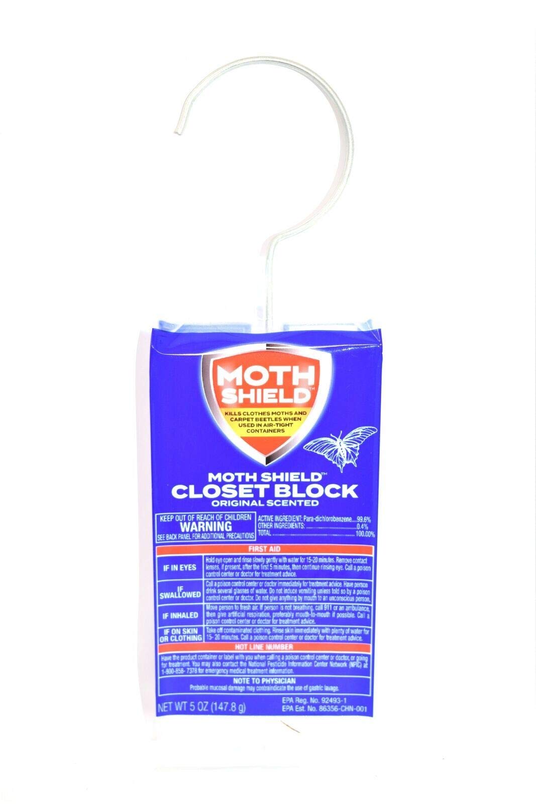 Original Scented Closet Block - 6 Pack (Lavender/Fresh Variants) | Odor Eliminator for Closets, Bathrooms & Small Spaces | Long-Lasting Fragrance for Wardrobes, Shoes & Storage Areas