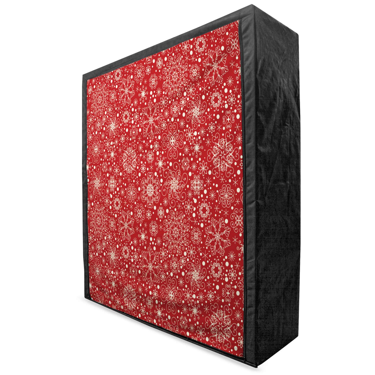 Ambesonne Retro Portable Fabric Wardrobe with Shelves - 59