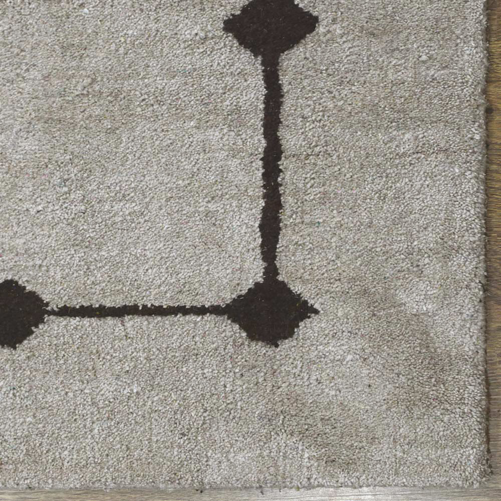 Luxury Haven Hand Knotted Rug - Premium Wool Area Rug for Living Room, Bedroom & Dining - Soft & Durable Home Decor