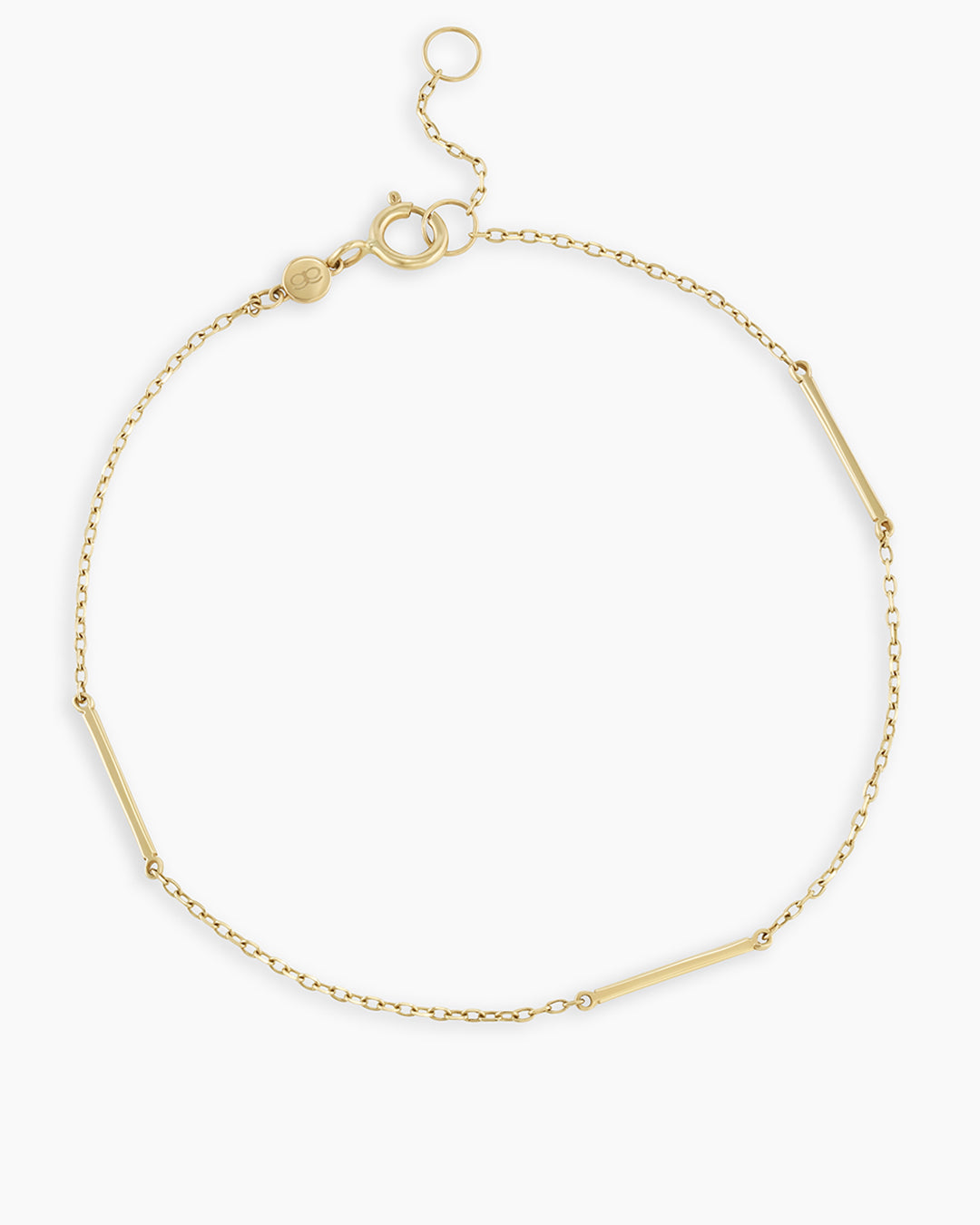 14K Gold Rose Bar Bracelet for Women - Elegant Minimalist Jewelry Gift for Her - Perfect for Valentine's Day, Anniversary & Special Occasions