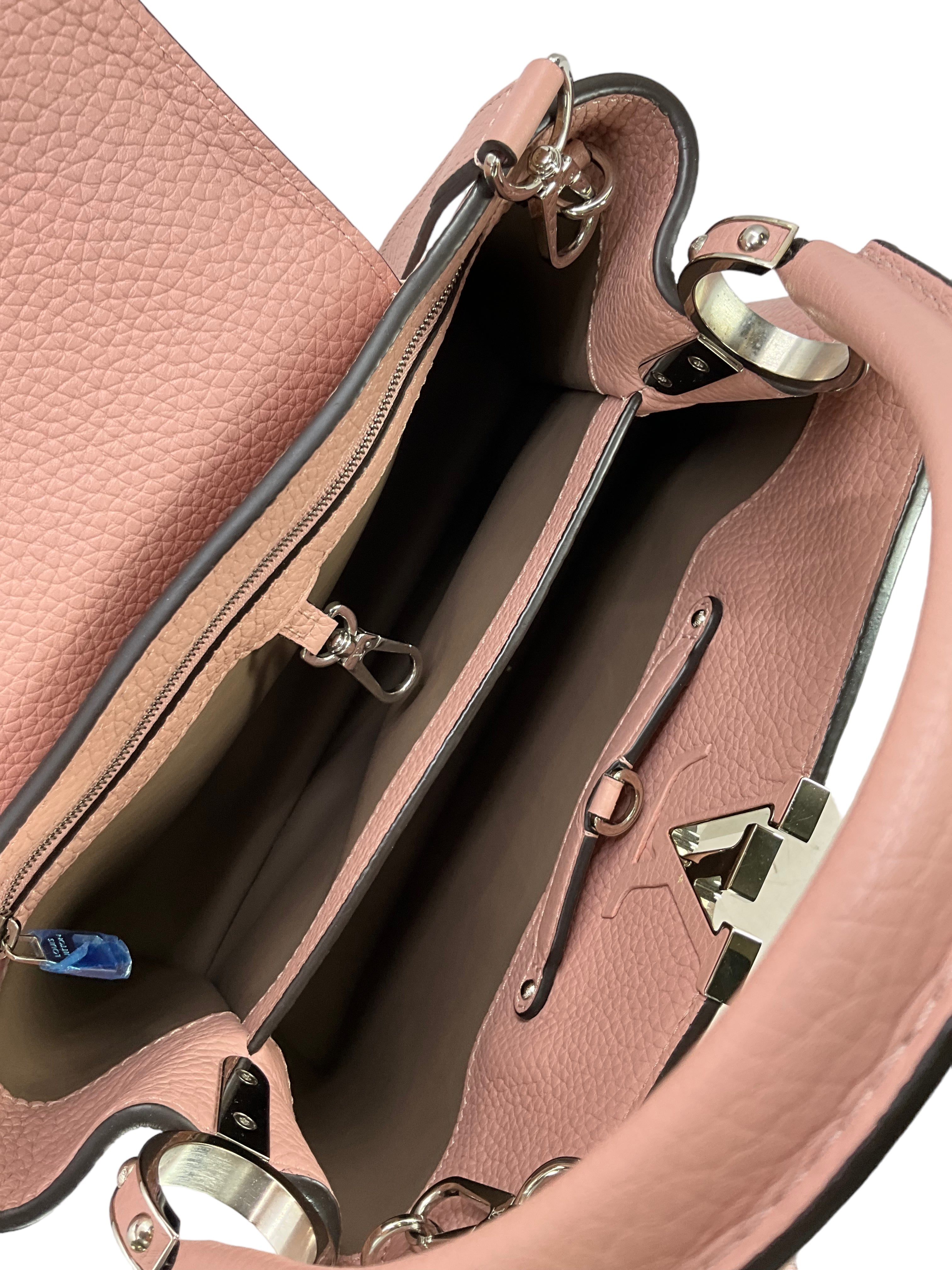 Authentic Louis Vuitton Capucines PM Bag in Taurillon Leather - Luxury Designer Handbag for Women, Perfect for Work, Evening Events & Travel Accessories