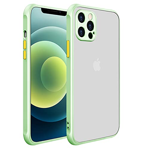 Matte Hard Back, Light Green Bumper+Yellow Buttons