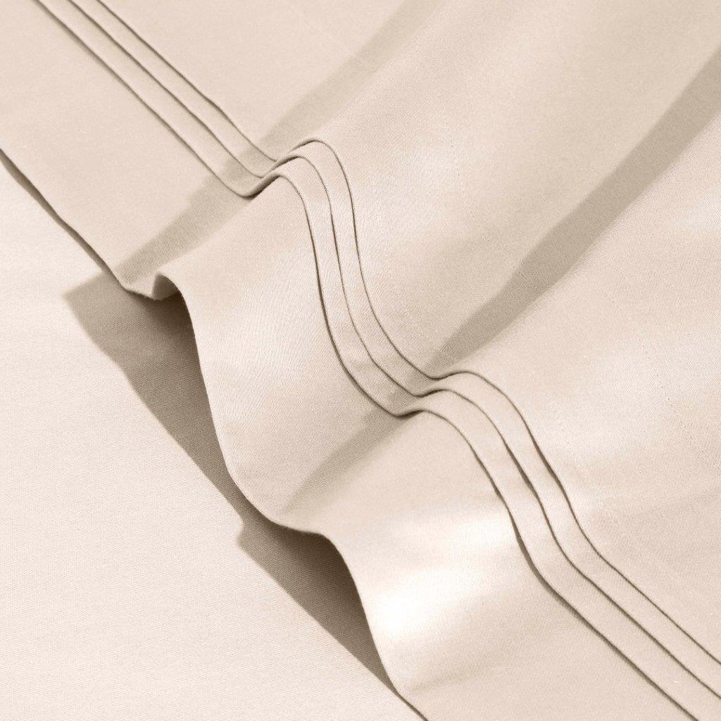 Premium 1500 Thread Count Egyptian Cotton Sheet Set - Eco-Friendly, Breathable & Hypoallergenic - Perfect for Luxury Bedding & Hot Sleepers