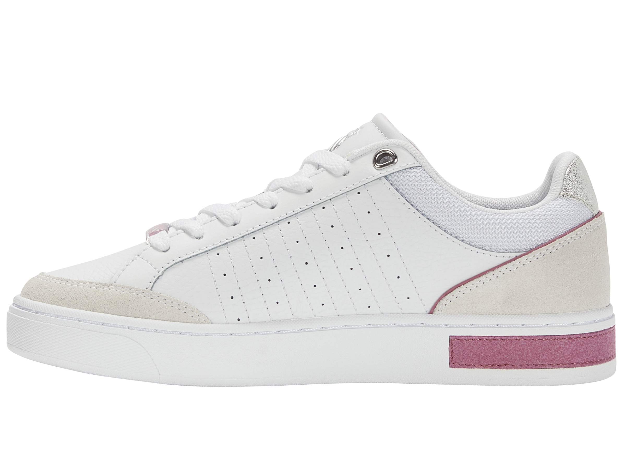 Nike Court Borough Low SE Men's Shoes - White/Foxglove/Silver | Comfortable Sneakers for Casual Wear, Walking & Light Sports