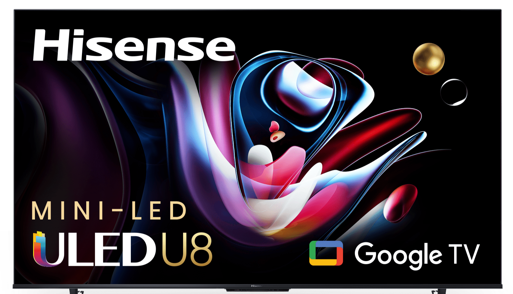 Hisense 65U8K 65-Inch U8 Series Mini-LED ULED 4K UHD Smart Google TV with Dolby Vision - Perfect for Home Theater, Gaming & Streaming Movies