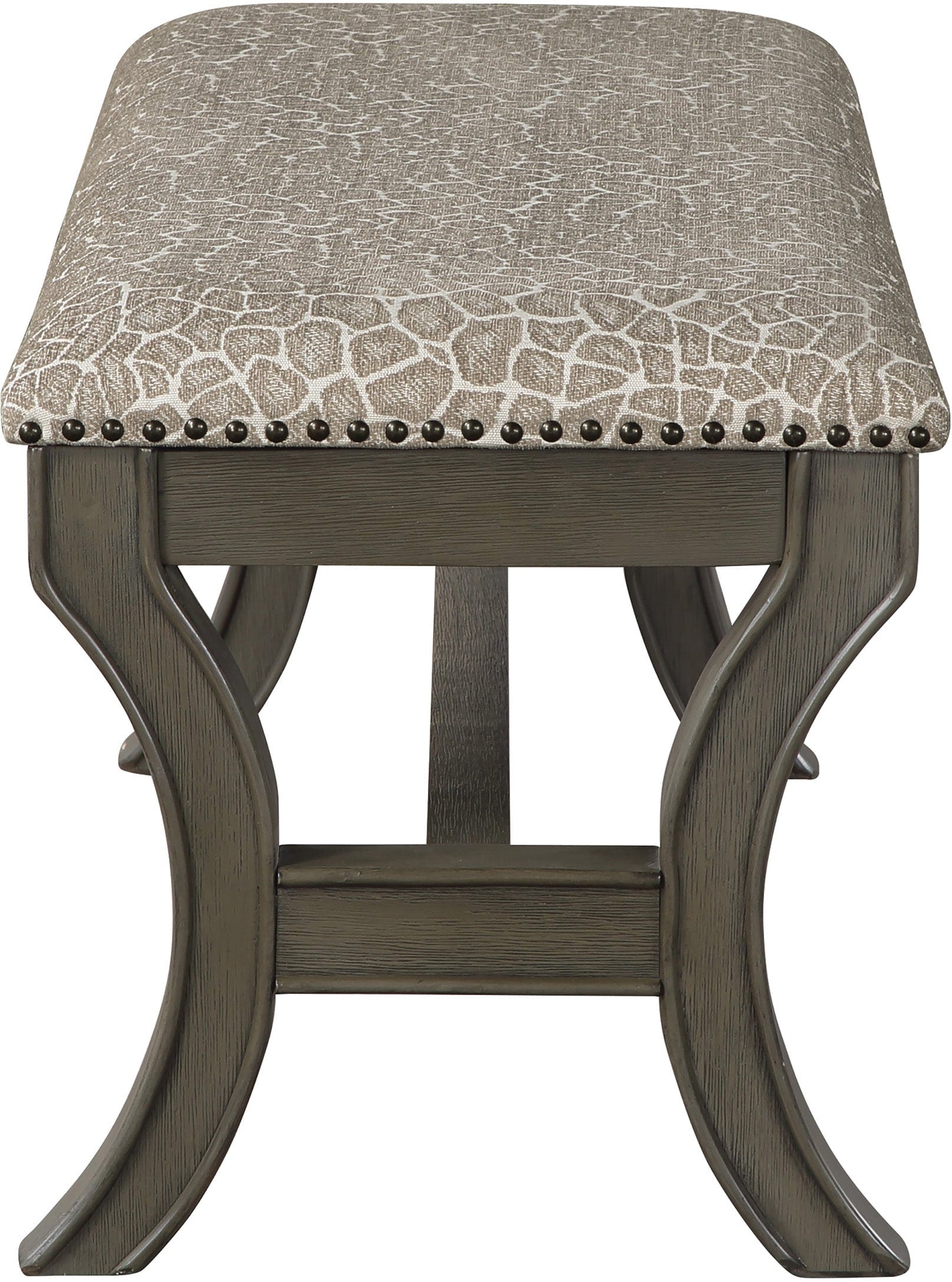 Office Star Monaco 48-Inch Bench with Cushion - Modern Office & Home Seating Solution for Waiting Areas, Entryways, and Lounges