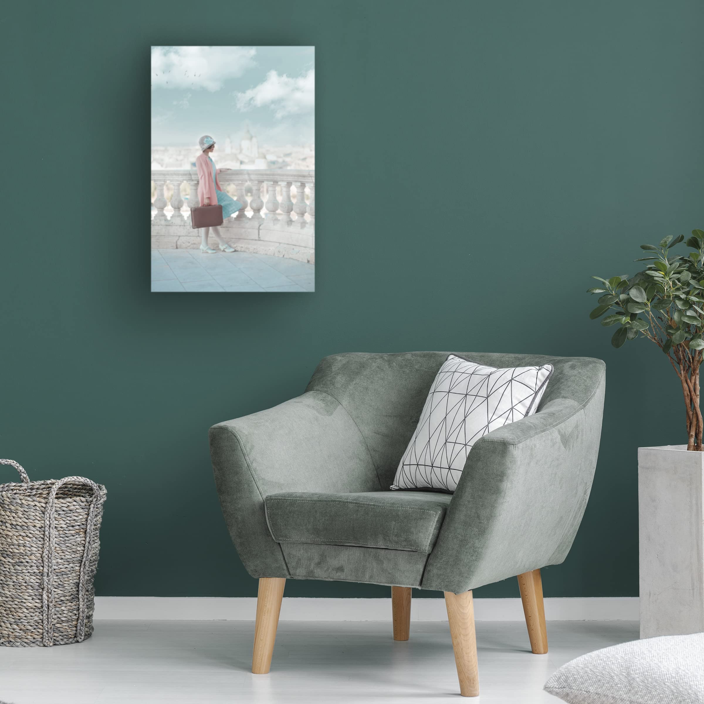 Trademark Fine Art 'Journey' Canvas Wall Art by Ildiko Neer - Modern Home Decor for Living Room, Bedroom & Office
