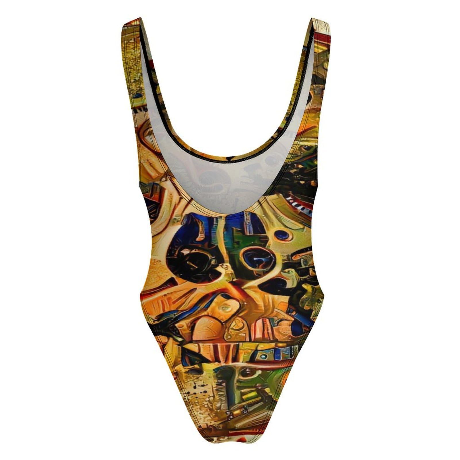 AILLOSA Women's One Piece Swimsuit - Floral Printed Bathing Suit for Women, High Waisted Swimwear with Tummy Control, Perfect for Beach Vacation, Pool Party & Summer Swimming