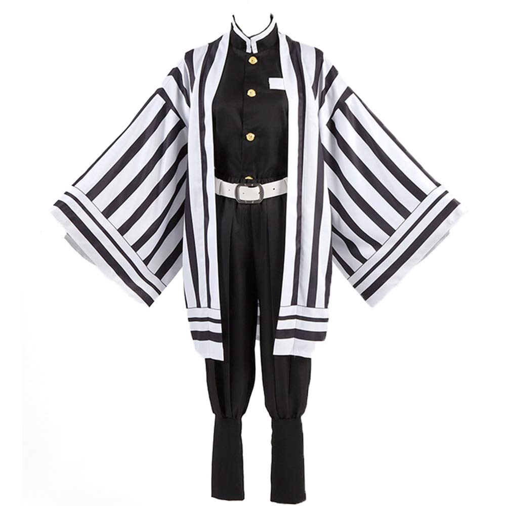 Anime Iguro Obanai Cosplay Costume - Demon Slayer Kimetsu no Yaiba Full Set Outfit for Halloween, Comic Con & Cosplay Events