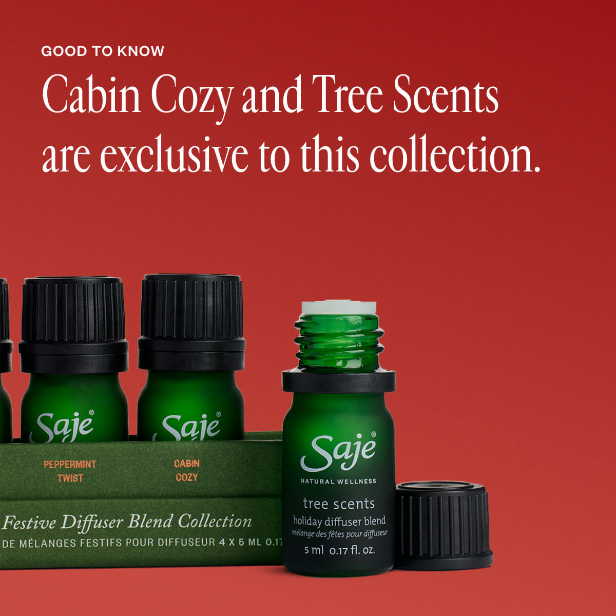 Good Cheer Festive Diffuser Blend Collection - Holiday Essential Oils for Aromatherapy & Home Fragrance - Perfect for Christmas, Parties & Relaxation