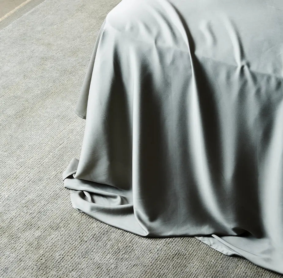 CleanBamboo® Signature Sateen Flat Sheet - 100% Organic Bamboo Bed Sheet Set - Ultra Soft Luxury Sheets for Bed - Perfect for Master Bedroom, Guest Room & Vacation Homes
