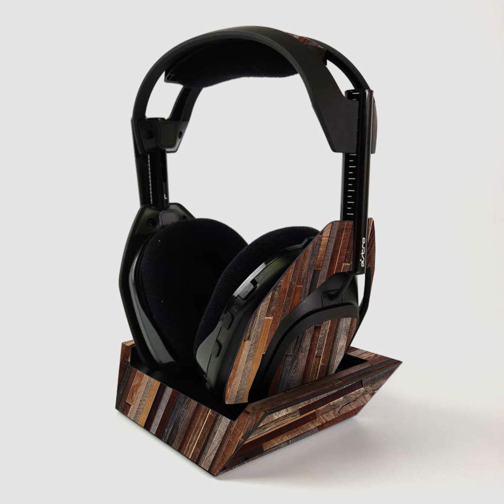 ASTRO Gaming A50 Wireless Headphone Skin Cover - Premium Woody Vinyl Decal Wrap for Headset & Base Station | Protective, Durable, Customizable Design | Easy to Apply & Remove | Made in USA | Perfect for Gaming Setups & Personal Style Enhancement