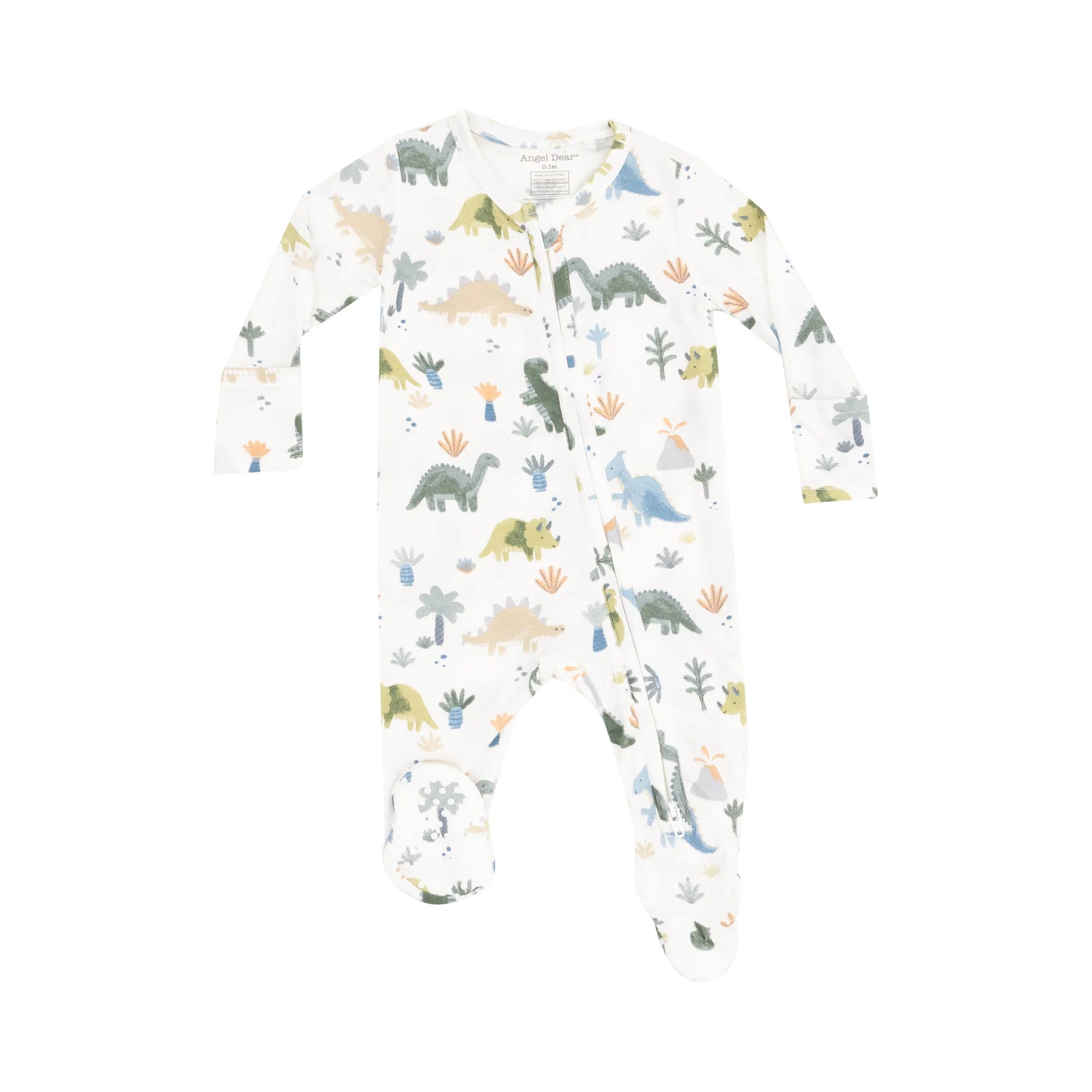 Soft Dinosaur Zipper Footie Pajamas for Baby & Toddler - Cozy Fleece Sleepwear for Boys & Girls - Perfect for Bedtime, Lounging & Playtime