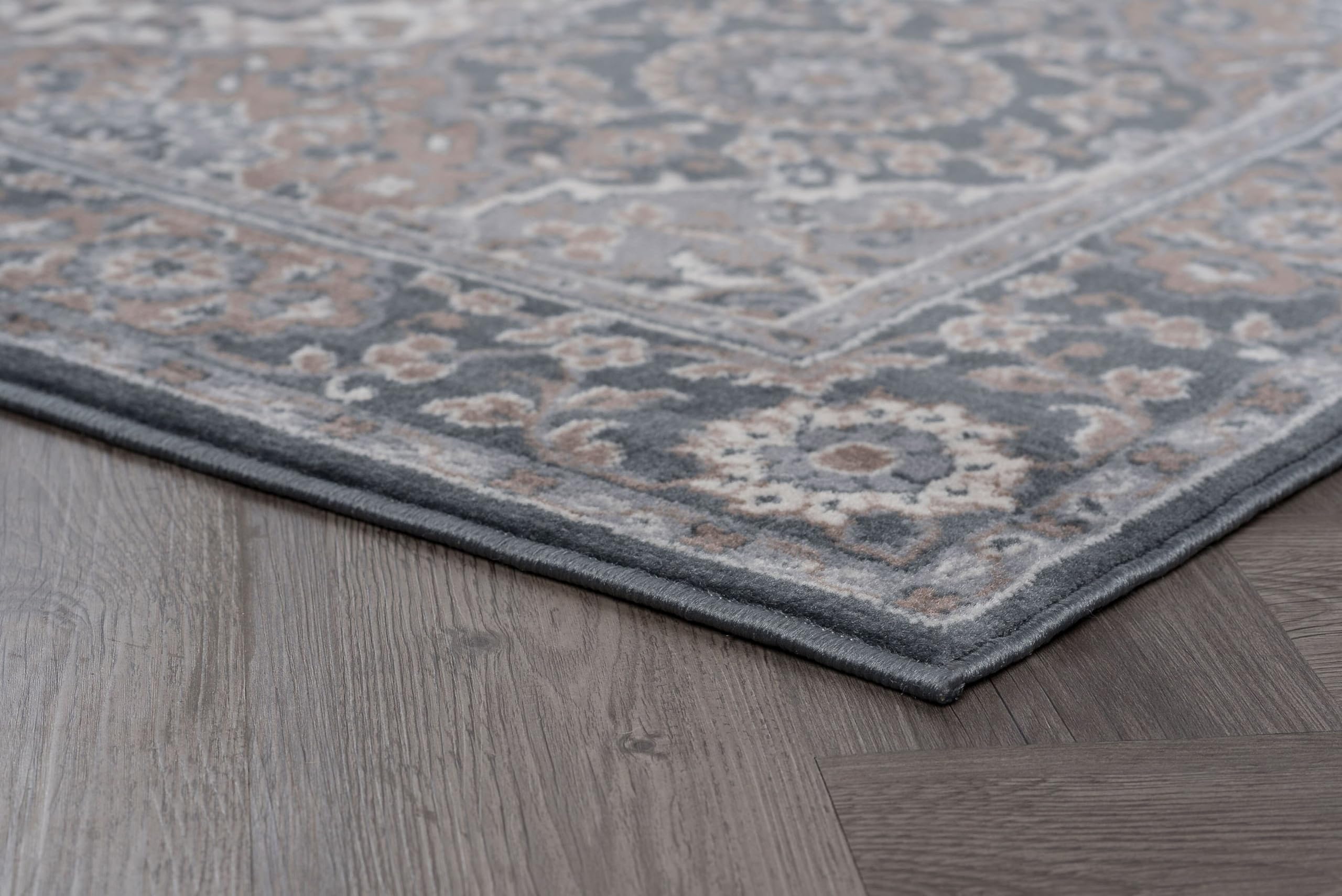 5x7 Gray Modern Area Rug - Soft Indoor Carpet for Living Room, Bedroom, Dining Room, Kitchen & Entryway - Contemporary Home Decor - Perfect for Cozy Spaces & High-Traffic Areas