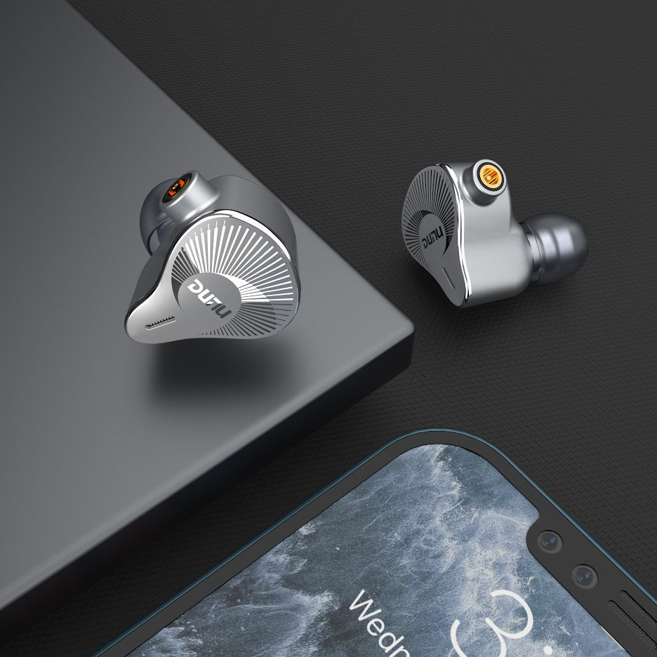 DUNU EST 112 Hybrid In-Ear Earphones with Dynamic & Balanced Armature Drivers - HiFi Audiophile Earbuds for Music Lovers, Studio Monitoring & Gaming (Demo Unit)
