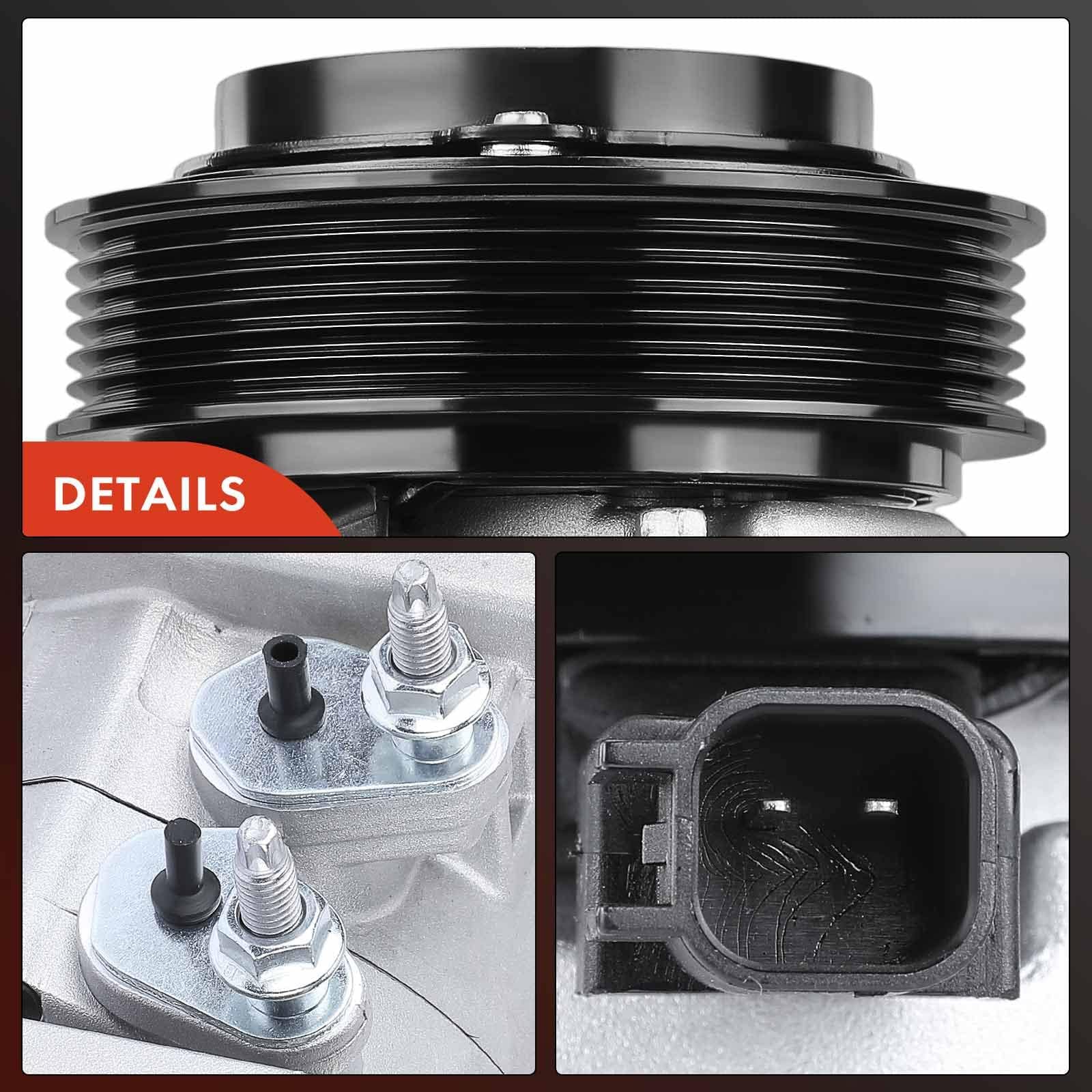 Premium AC Compressor with Clutch for 2016-2020 Jeep Grand Cherokee 3.6L - RS18 Replacement Part | Perfect for Summer Cooling & Off-Road Adventures