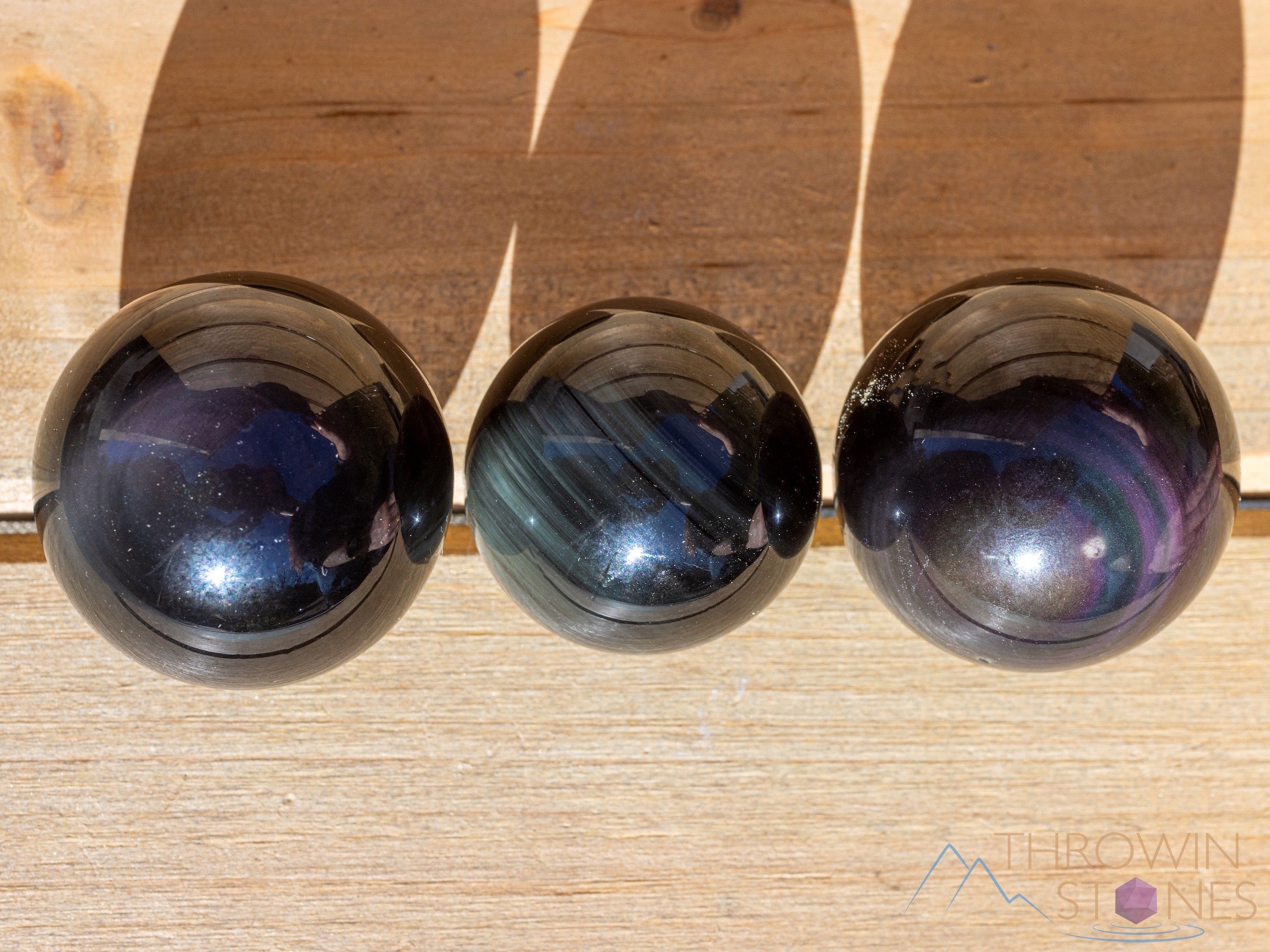 Rainbow Obsidian Crystal Sphere - 3