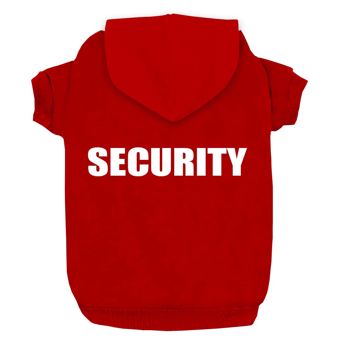 Security Dog Hoodies - Warm Winter Sweatshirt for Small Medium Large Dogs & Cats | Soft Cotton Puppy Hoodie Apparel | Cozy Pet Clothes for Outdoor Walks & Indoor Comfort (Red, 4XL)